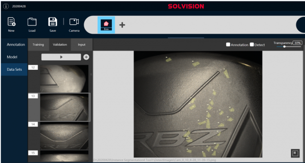 Club defect detection case