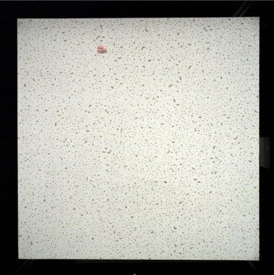 Defect detection case of embossed gypsum board