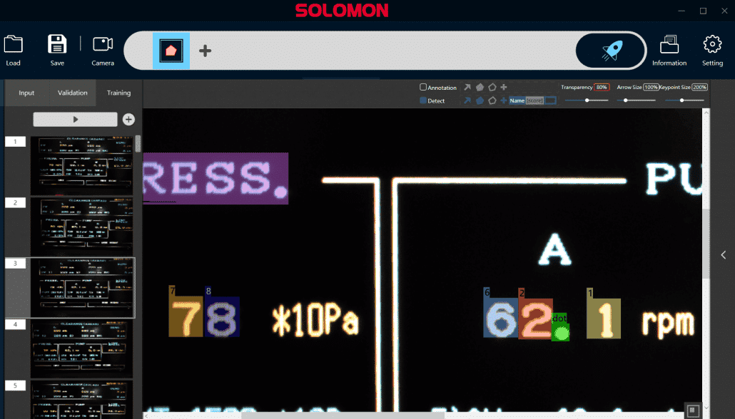 Gas Gauge Digitalization Using SolVision SolVision AI performing OCR inspection on a gas gauge, converting analog readings into digital data for real-time monitoring and analysis