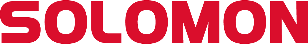 Solomon logo (red) – global provider of industrial AI, 3D vision, robotics, automation, and augmented intelligence solutions.