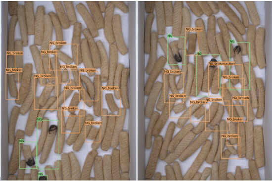 Snack Food Defect Detection Defect detection of churros cookies