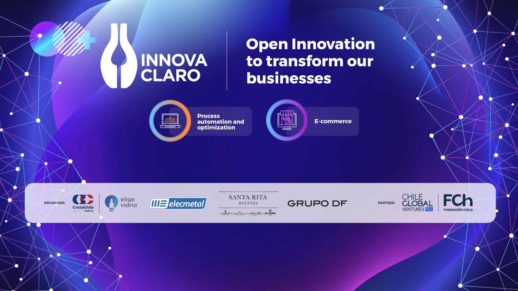 El desafío 'Innova Claro' de Claro Group Gráfico promocional del desafío 'Innova Claro' de Claro Group.