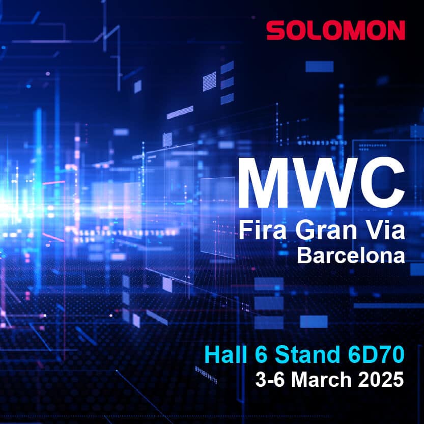 Solomon at MWC Barcelona 2025 MWC Barcelona 2025 invitation