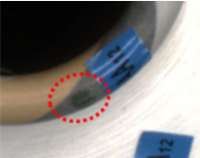 Stain Stained yarn defect detected