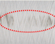 Stain Stained yarn defect detected