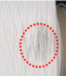 Damage Damaged yarn defect detected
