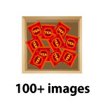 Image Capture (Random) graphic of many red teabags inside a bin