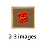 Image Capture (Singulated) graphic of a red teabag inside a bin