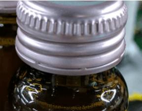 Bottle Cap Defect Detection - Missing Text Aluminum cover printing inspection and OCR identification case