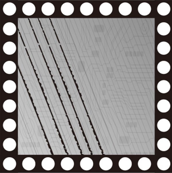 Wafer grinding defect detection case