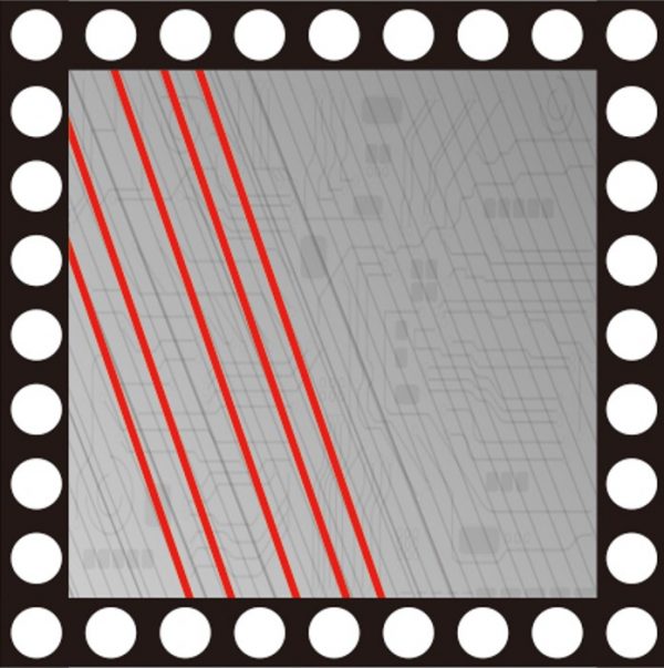 Wafer grinding defect detection case