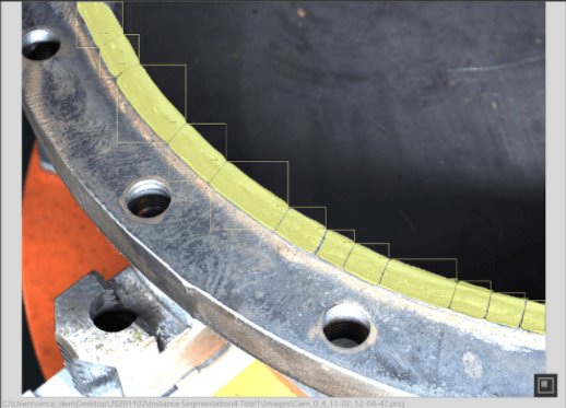 OK: Complete weld bead Close-up of complete HVAC weld beads with SolVision AI defect detection results highlighted in yellow.