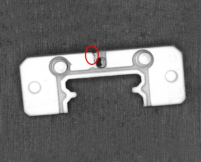 Missing material defects on a rubber injection molding part